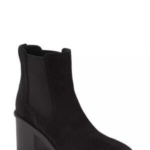Vin Henderson Black Suede Water-Repellant Chelsea Ankle Boot - 50% Discount